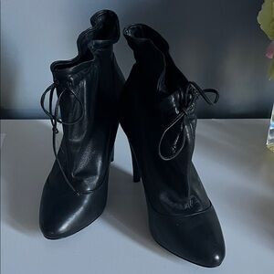 pour la Victories Elegant  Black Women's Ankle Boots